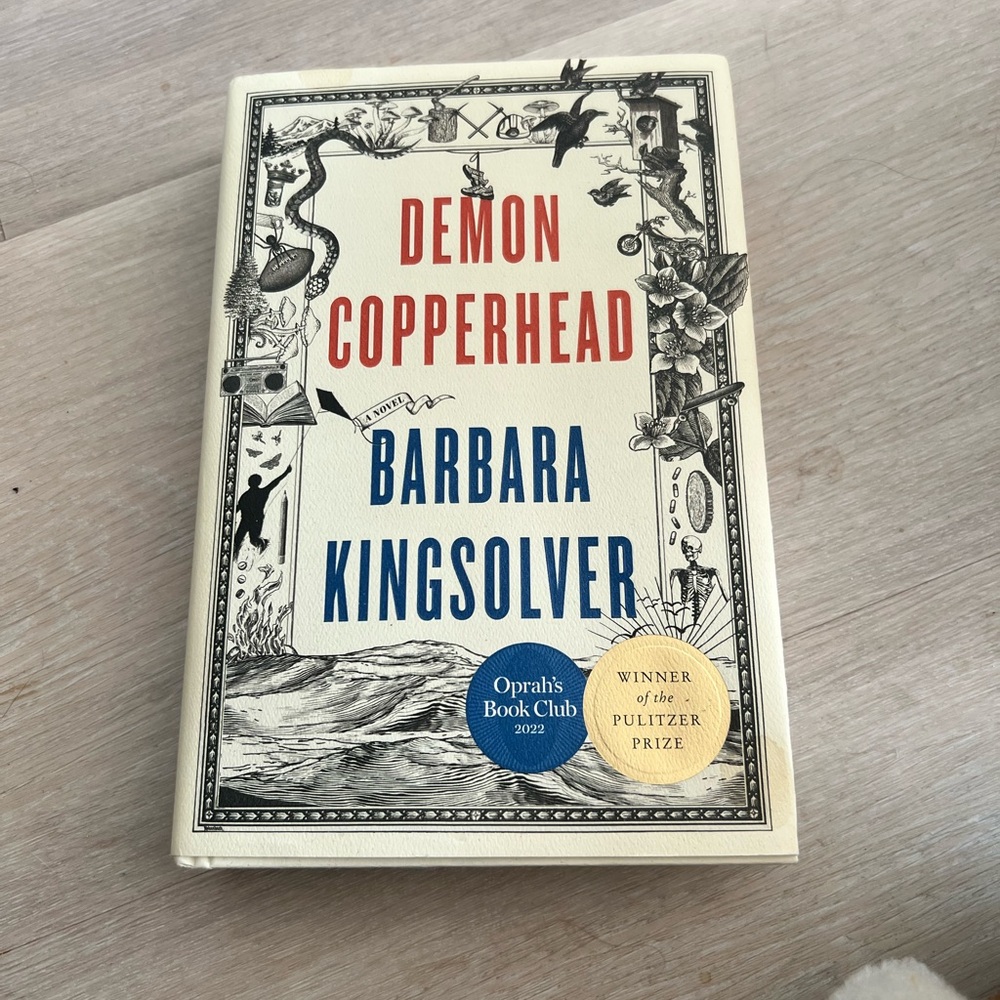 Barbara Kingsolver Cream and Black Coffee Table Book